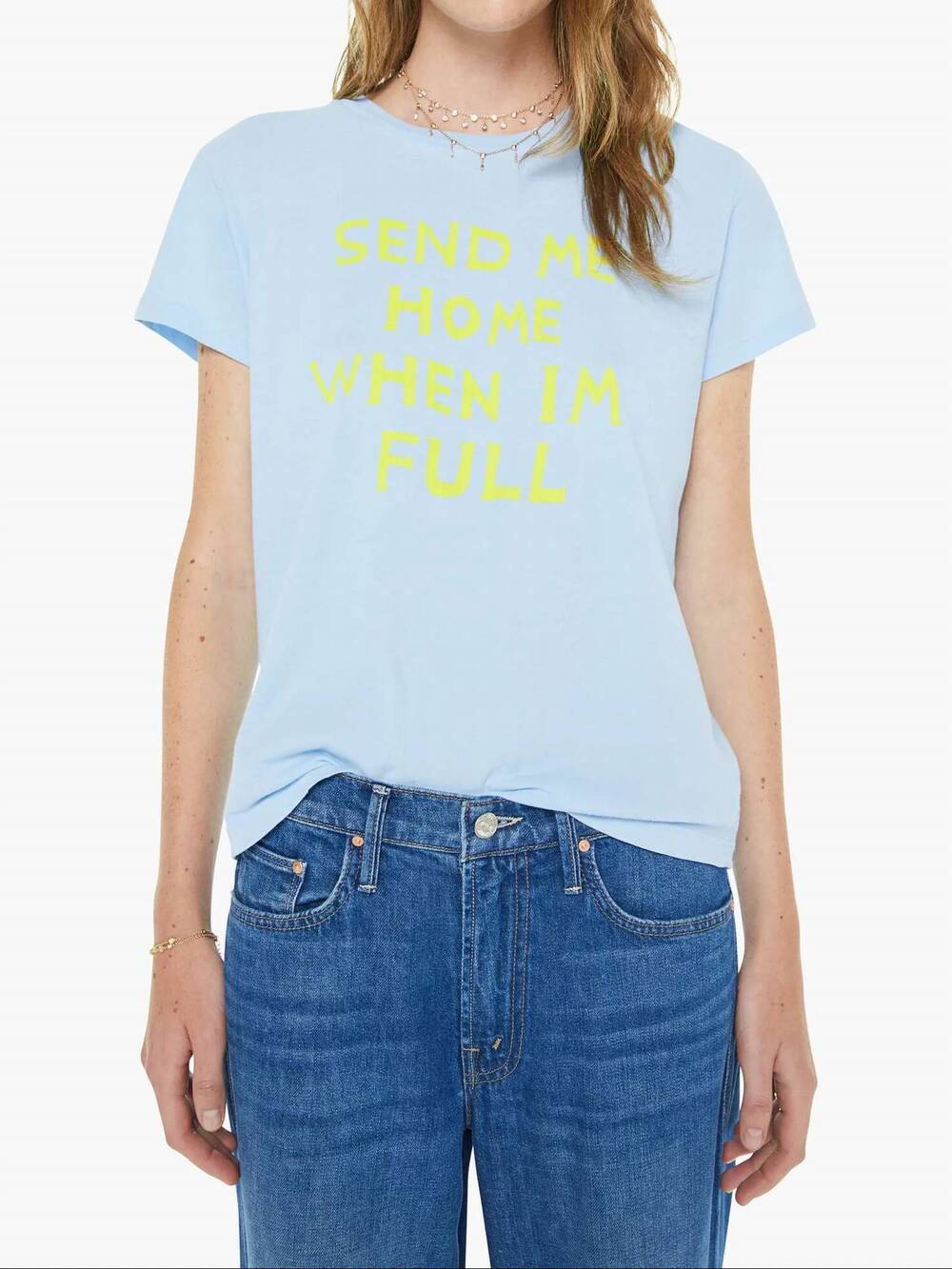 NEW MOTHER boxy goodie goodie tee in send me home